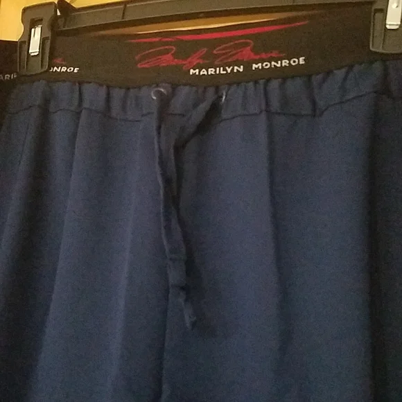 Marilyn Monroe By Medichic Blue Stretch Scrub Pants NWT - Picture 3 of 5